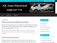 Tablet Screenshot of allautoelectrical.co.nz